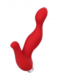 Красный силиконовый вибростимулятор простаты Proman - 12,5 см. - ToyFa - в Волгограде купить с доставкой