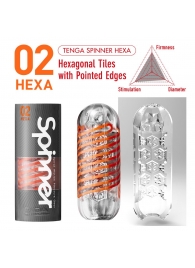 Мастурбатор SPINNER Hexa - Tenga - в Волгограде купить с доставкой