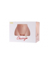 Мастурбатор-полуторс Cherry с вибрацией и двумя любовными тоннелями - KOKOS - в Волгограде купить с доставкой