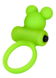 Зеленое виброкольцо на пенис A-Toys - A-toys - в Волгограде купить с доставкой