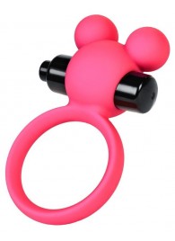 Розовое виброкольцо на пенис A-Toys - A-toys - в Волгограде купить с доставкой