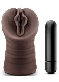 Коричневый мастурбатор-вагина Alexis - Blush Novelties - в Волгограде купить с доставкой