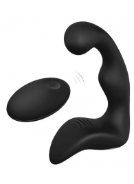 Черный вибромассажер простаты REMOTE BOOTY PLEASER - Dream Toys - в Волгограде купить с доставкой
