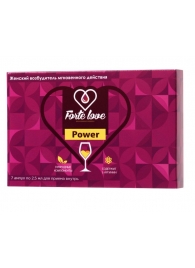 Женский возбудитель мгновенного действия Forte Love Power - 7 ампул (2,5 мл.) - Капиталпродукт - купить с доставкой в Волгограде