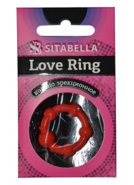 Эрекционное кольцо из киберкожи со стимулирующими бусинами - Sitabella - в Волгограде купить с доставкой