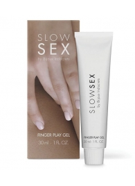 Гель для мастурбации с ароматом кокоса Slow Sex Finger Play Gel - 30 мл. - Bijoux Indiscrets - купить с доставкой в Волгограде