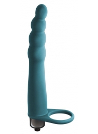 Зеленая вибронасадка для двойного проникновения Bramble - 16,5 см. - Lola Games - купить с доставкой в Волгограде