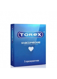 Гладкие презервативы Torex  Классические  - 3 шт. - Torex - купить с доставкой в Волгограде