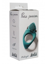 Зеленое эрекционное виброкольцо Pure Passion Midnight - Lola Games - в Волгограде купить с доставкой