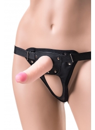 Телесный страпон на трусиках Realstick Jax - 17,9 см. - ToyFa - купить с доставкой в Волгограде