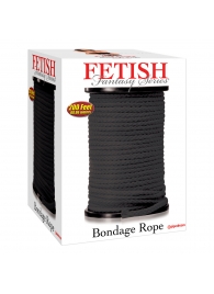 Черная веревка для связывания Bondage Rope - 60,9 м. - Pipedream - купить с доставкой в Волгограде