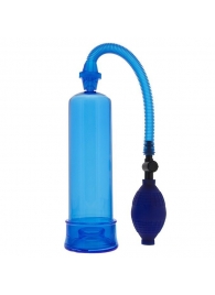 Синяя вакуумная помпа MENZSTUFF PENIS ENLARGER - Dream Toys - в Волгограде купить с доставкой