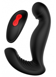 Черный вибромассажер простаты SWIRLING P-PLEASER - Dream Toys - в Волгограде купить с доставкой
