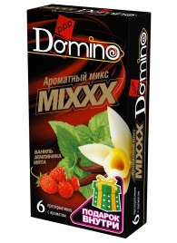 Ароматизированные презервативы DOMINO  Ароматный микс  - 6 шт. - Domino - купить с доставкой в Волгограде