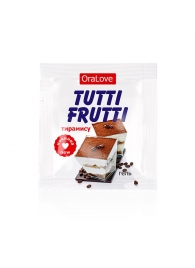 Пробник гель-смазки Tutti-frutti со вкусом тирамису - 4 гр. - Биоритм - купить с доставкой в Волгограде