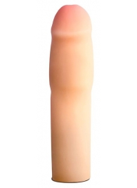 Телесная насадка-удлинитель на пенис PERFORMANCE 1.5INCH COCK XTENDER - 16 см. - Blush Novelties - в Волгограде купить с доставкой