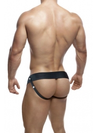 Черный мужской страпон DR. SKIN 6INCH HOLLOW STRAP ON - 16 см. - Blush Novelties - купить с доставкой в Волгограде