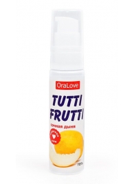 Гель-смазка Tutti-frutti со вкусом сочной дыни - 30 гр. - Биоритм - купить с доставкой в Волгограде