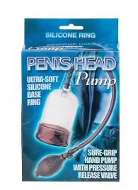 Помпа на головку фаллоса Penis Head Pump - Seven Creations - в Волгограде купить с доставкой