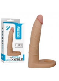 Телесная насадка-фаллоимитатор для двойного проникновения - 17 см. - Lovetoy - купить с доставкой в Волгограде