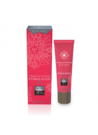 Возбуждающий интимный гель для двоих STIMULATION GEL Pomegranate   Nutmeg - 30 мл. - Shiatsu - купить с доставкой в Волгограде