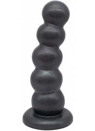 Черная насадка-плаг на харнесс PLATINUM 7 - 19,5 см. - LOVETOY (А-Полимер) - купить с доставкой в Волгограде