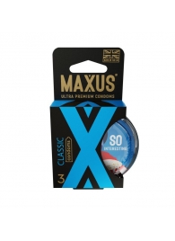 Классические презервативы в пластиковом кейсе MAXUS Classic - 3 шт. - Maxus - купить с доставкой в Волгограде