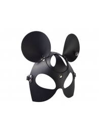 Черная кожаная маска  Мышка - Sitabella - купить с доставкой в Волгограде