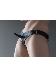 Черные трусики Better с анальной насадкой - 8 см. - Lola Games - купить с доставкой в Волгограде