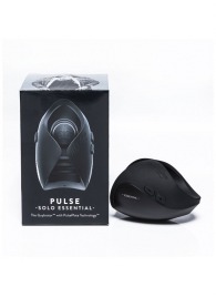 Черный инновационный мужской вибратор PULSE SOLO ESSENTIAL - Hot Octopuss - в Волгограде купить с доставкой