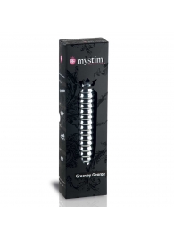 Рельефный фаллос для интенсивного электросекса Groovey George - 20 см. - MyStim - купить с доставкой в Волгограде