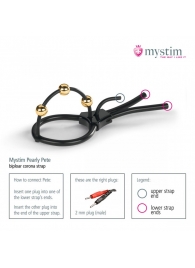 Утяжка под головку для электростимулятора Pearly Pete - MyStim - купить с доставкой в Волгограде