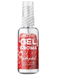 Интимный лубрикант EGZO AROMA с ароматом клубники - 50 мл. - EGZO - купить с доставкой в Волгограде
