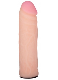 Пояс-трусики с насадкой Glamour Silver - 15,5 см. - LOVETOY (А-Полимер) - купить с доставкой в Волгограде