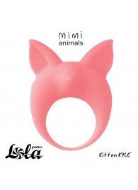 Оранжевое эрекционное кольцо Kitten Kyle - Lola Games - в Волгограде купить с доставкой