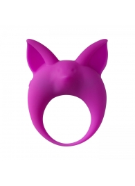 Фиолетовое эрекционное кольцо Kitten Kyle - Lola Games - в Волгограде купить с доставкой
