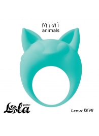 Зеленое эрекционное кольцо Lemur Remi - Lola Games - в Волгограде купить с доставкой