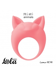 Оранжевое эрекционное кольцо Lemur Remi - Lola Games - в Волгограде купить с доставкой