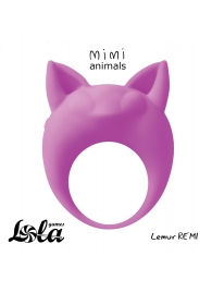 Фиолетовое эрекционное кольцо Lemur Remi - Lola Games - в Волгограде купить с доставкой