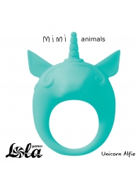 Зеленое эрекционное кольцо Unicorn Alfie - Lola Games - в Волгограде купить с доставкой