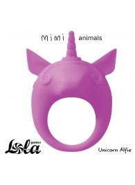 Фиолетовое эрекционное кольцо Unicorn Alfie - Lola Games - в Волгограде купить с доставкой