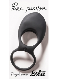 Черное эрекционное виброкольцо Daydream - Lola Games - в Волгограде купить с доставкой
