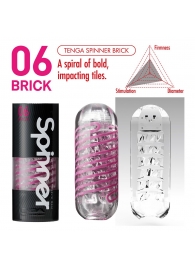 Мастурбатор SPINNER Brick - Tenga - в Волгограде купить с доставкой