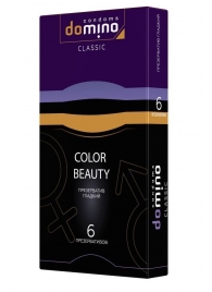 Разноцветные презервативы DOMINO Colour Beauty - 6 шт. - Domino - купить с доставкой в Волгограде