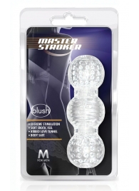 Прозрачный фигурный мастурбатор Master Stroker - Blush Novelties - в Волгограде купить с доставкой