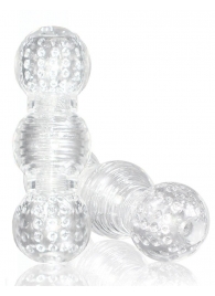 Прозрачный фигурный мастурбатор Master Stroker - Blush Novelties - в Волгограде купить с доставкой