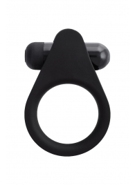 Черное эрекционное виброкольцо Brid с шипиками - A-toys - в Волгограде купить с доставкой