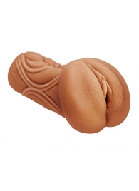 Кофейный мастурбатор-вагина Dumpling - Lola Games - в Волгограде купить с доставкой