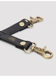 Черный фиксатор для манжет Bound to You Faux Leather Hogtie - Fifty Shades of Grey - купить с доставкой в Волгограде