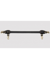 Черная распорка для ног Bound to You Faux Leather Spreader Bar - 50,8 см. - Fifty Shades of Grey - купить с доставкой в Волгограде